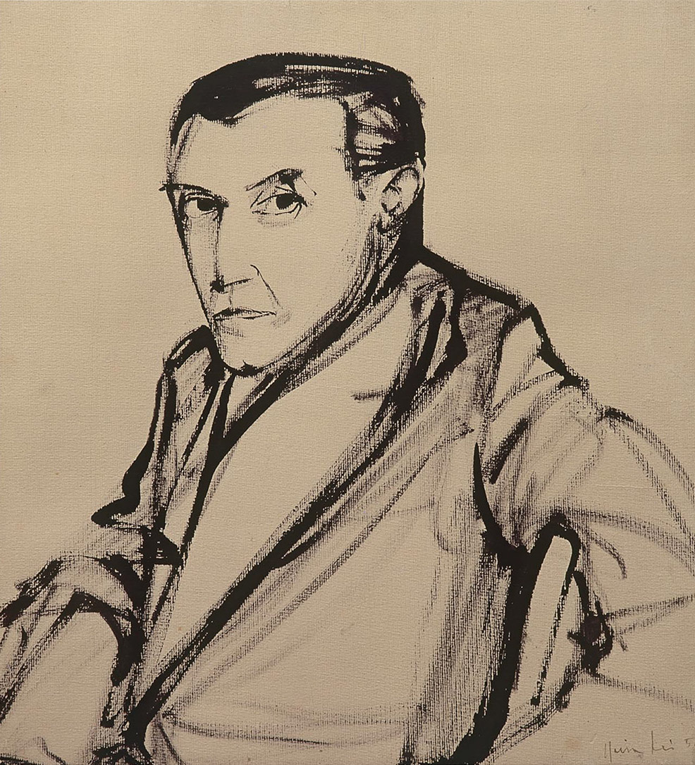 Ritratto di Salvatore Cambosu, 1952, Cagliari, Musei Civici
