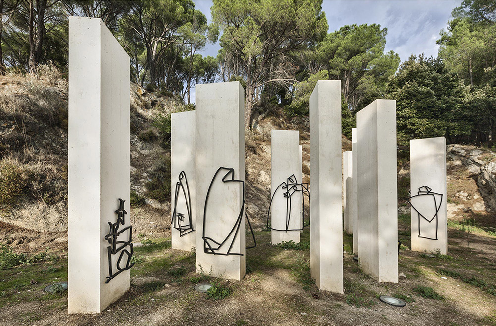 Omaggio a Grazia Deledda, 2011-12, parco della Solitudine, Nuoro